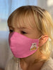 Organic Cotton Childrens Face Masks - Hand Dyed with Avocado