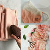 Organic Cotton Adult Face Masks -Hand Dyed with Avocado
