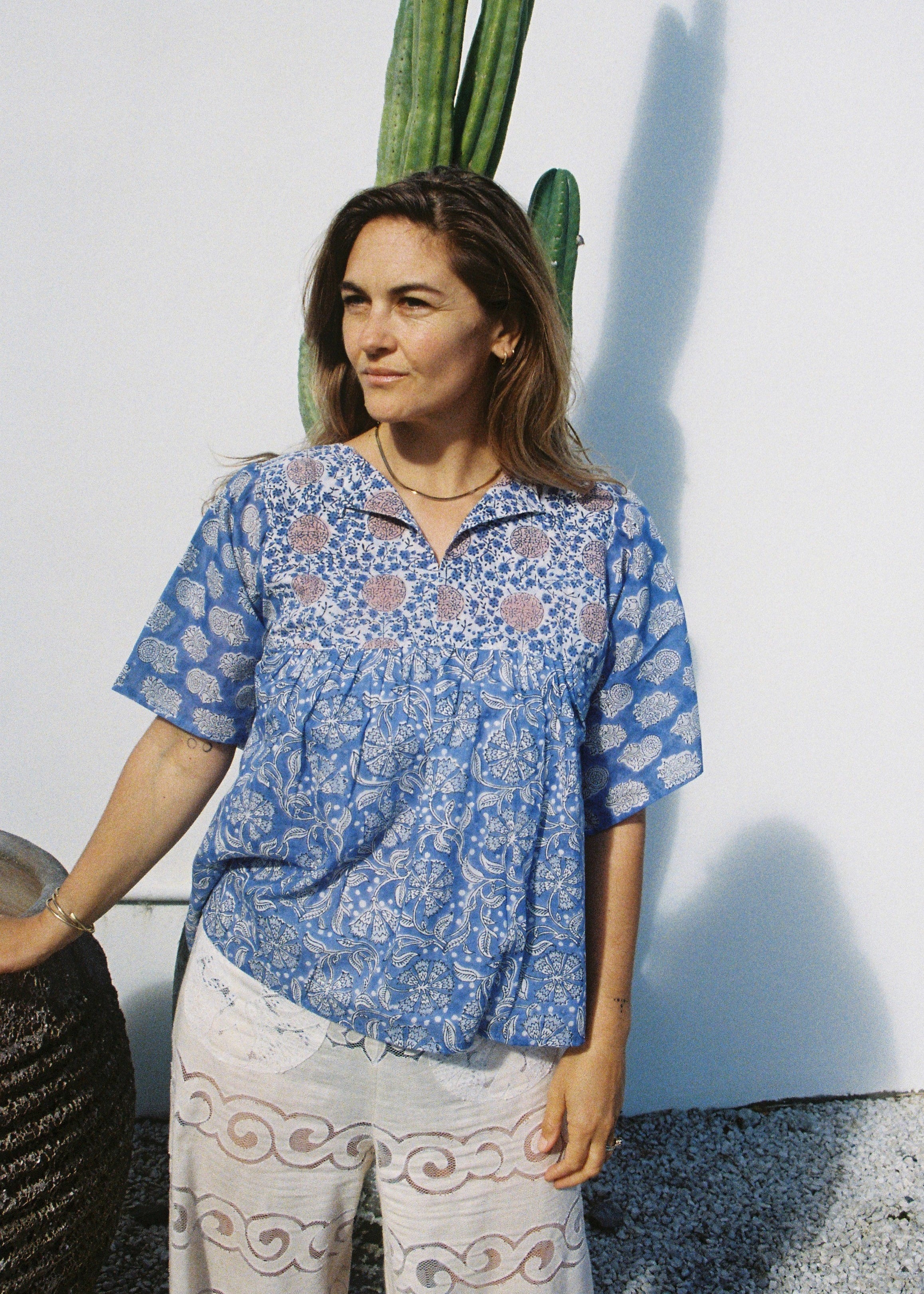 Wild & Indigo Bella Shirt in Indigo