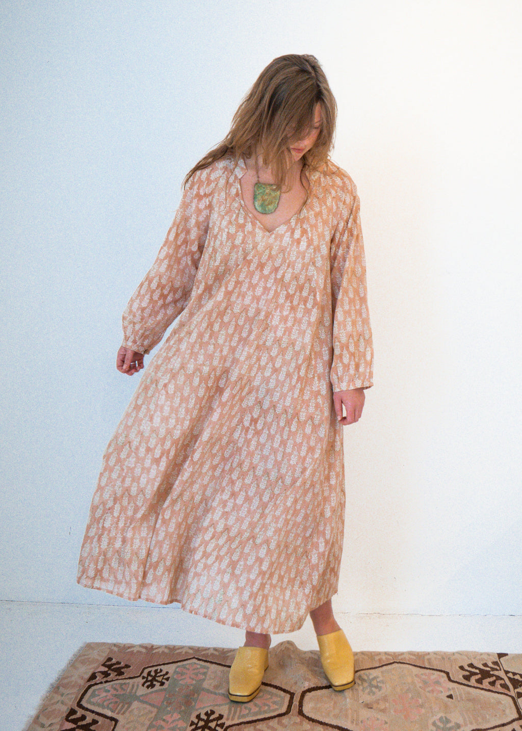 Wild & Indigo Summer Dress in Peach