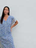 Wild & Indigo Bagru Kaftan Azure