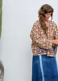 Wild & Indigo Quilted Jacket in Amber