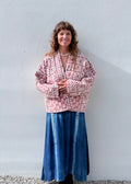 Wild & Indigo Quilted Jacket in Rosewood
