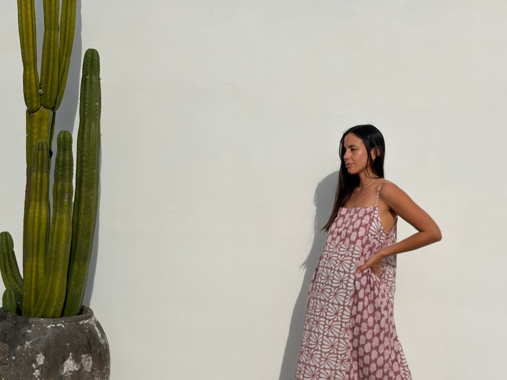 Wild & Indigo Indie Dress in Rosewood