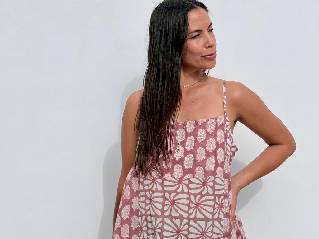 Wild & Indigo Indie Dress in Rosewood