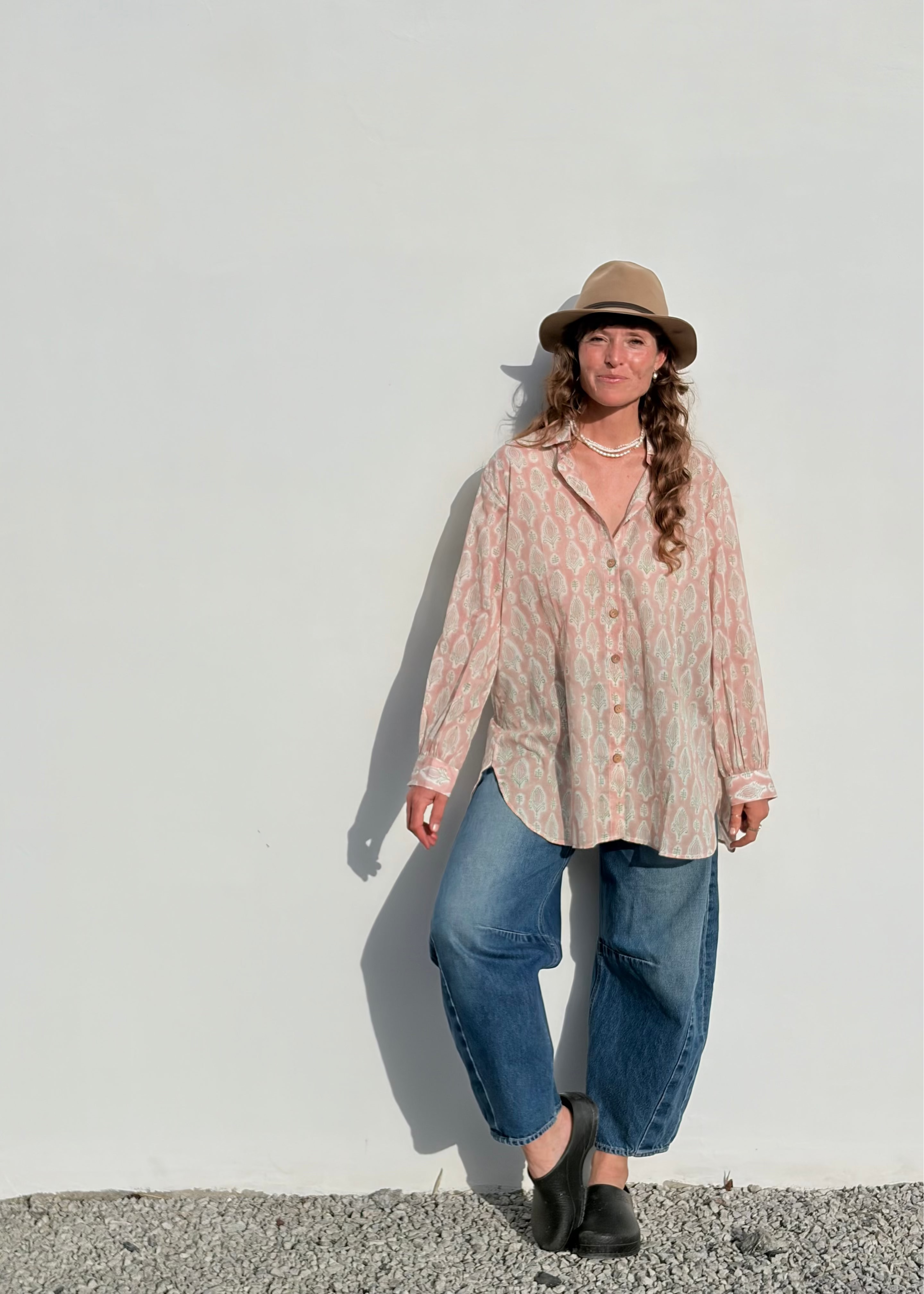 Wild & Indigo Mallorca Shirt in blush