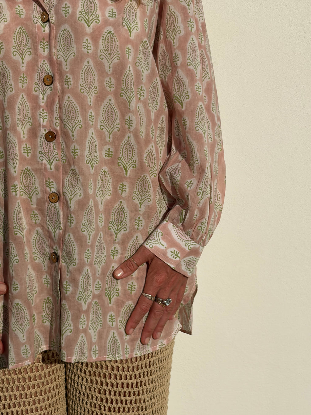Wild & Indigo Mallorca Shirt in blush