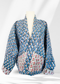 Wild & Indigo Quilted Jacket in Emerald & Teal, Sage & Rose. Reversable