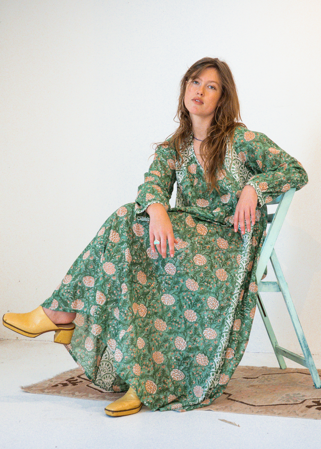 Wild & Indigo Summer Dress in Emerald