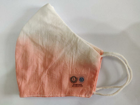 Organic Cotton Adult Face Masks -Hand Dyed with Avocado